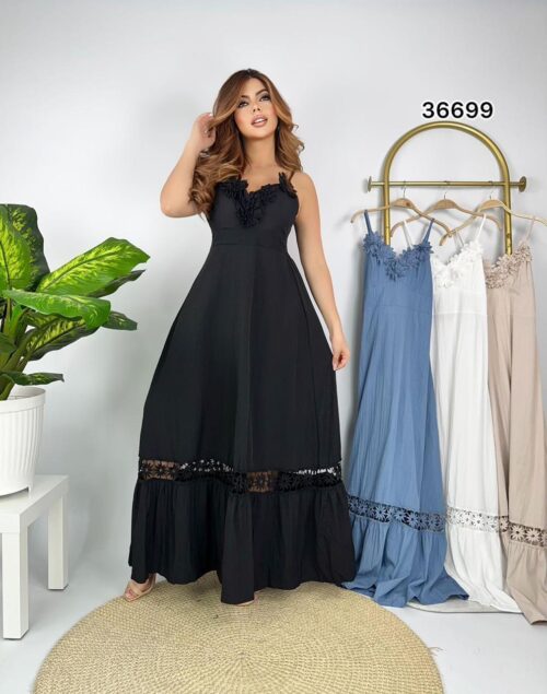 Vestido negro 36699